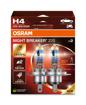 Osram lemputes Night Breaker Laser,+220%, H4, 60/55W, DUO 64193NB2     